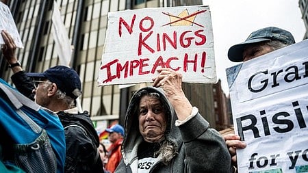 Anti-Trump protests erupt across US under banner of ‘No Kings’