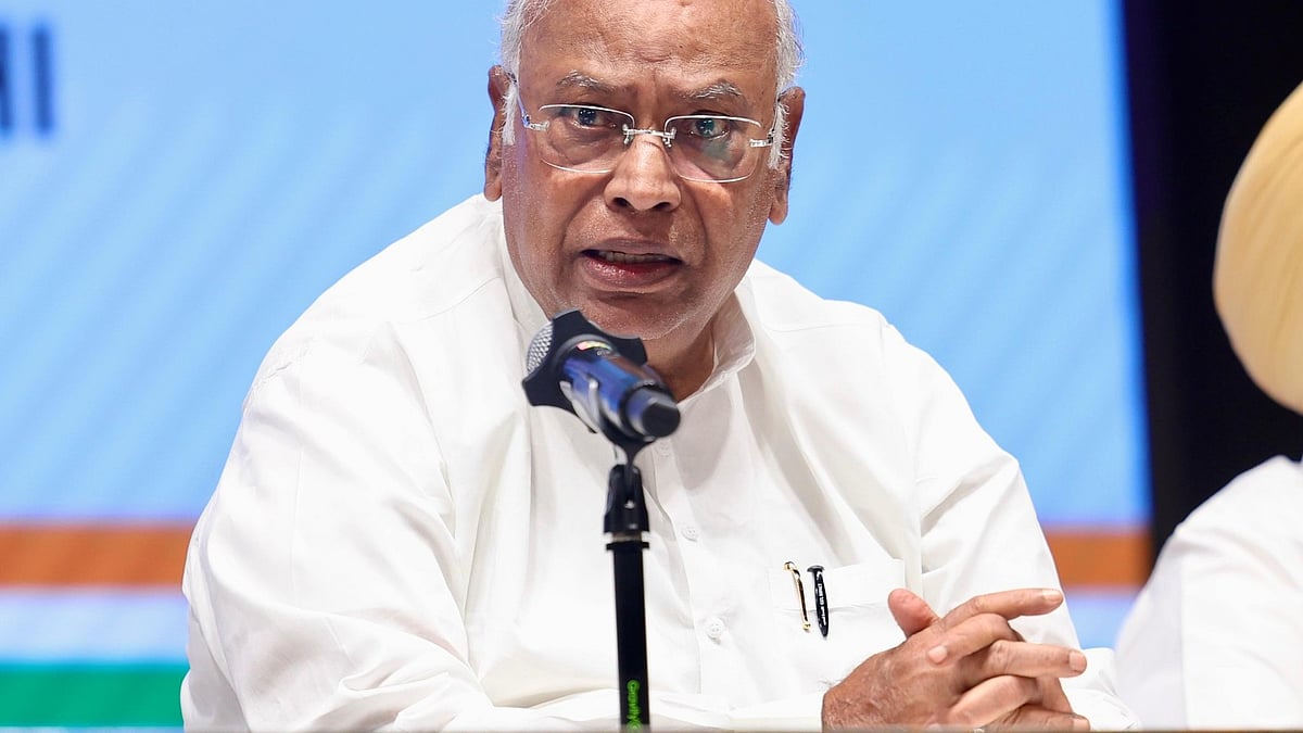 Congress president Mallikarjun Kharge
