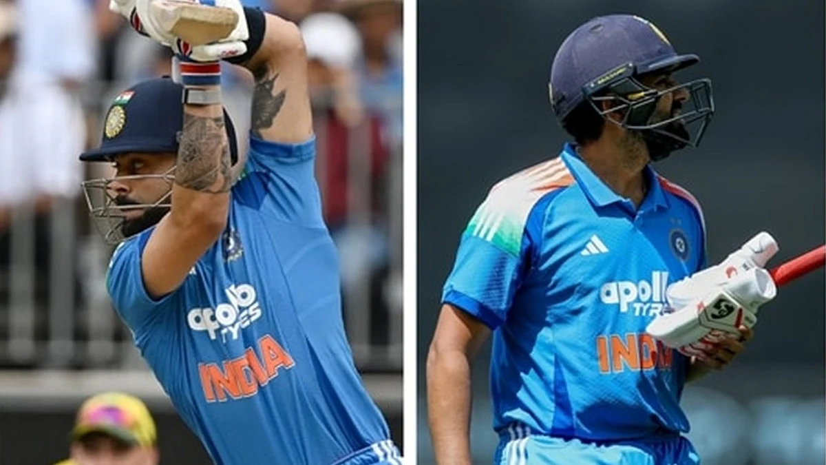 Virat Kohli and Rohit Sharma at Perth