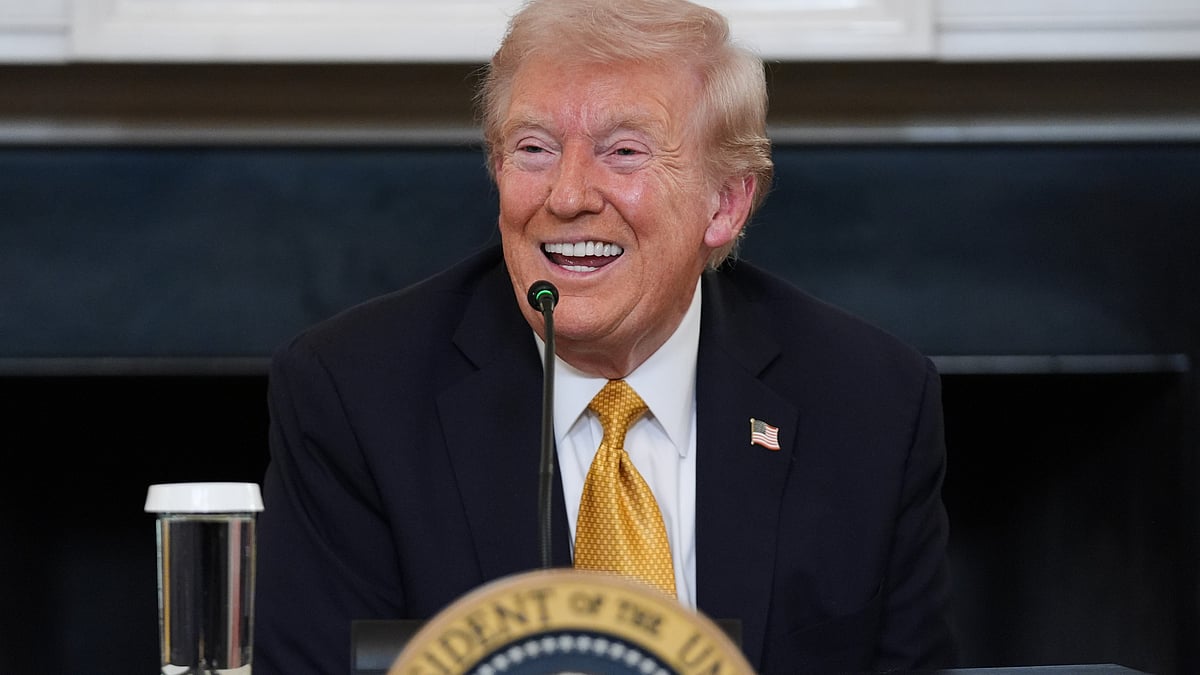 Donald Trump at White House on 23 October.
