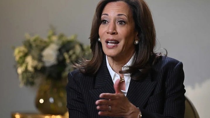 Former US vice-president Kamala Harris.