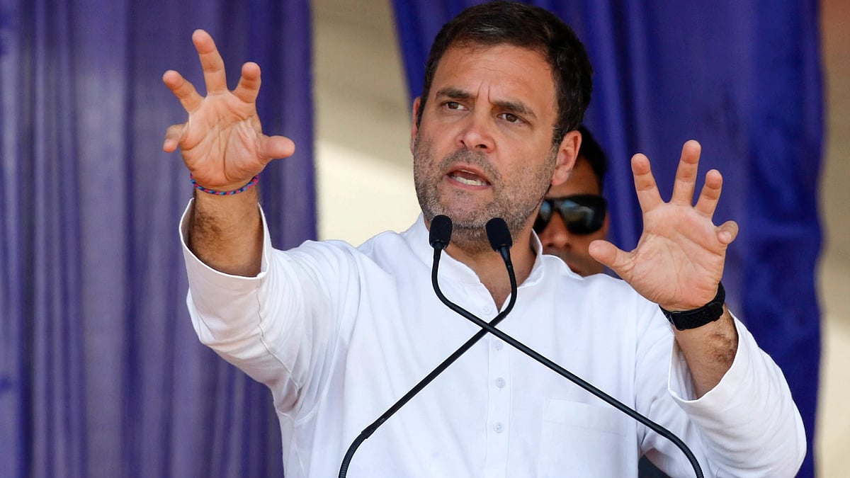 Congress leader Rahul Gandhi.