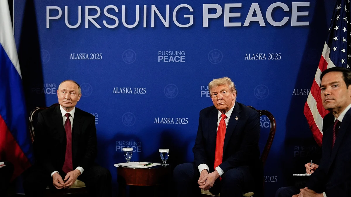 Donald Trump met Vladimir Putin in Alaska on 15 August 2025