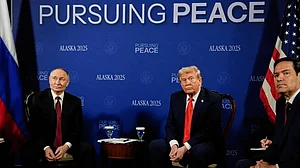 Donald Trump met Vladimir Putin in Alaska on 15 August 2025