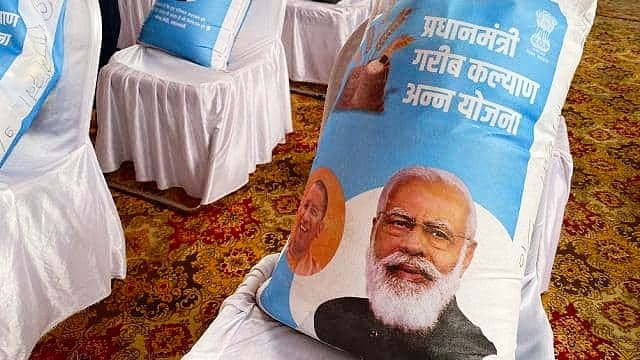 Bags of fertiliser disbursed under Pradhan Mantri Garib Kalyan Anna Yojana (file photo)