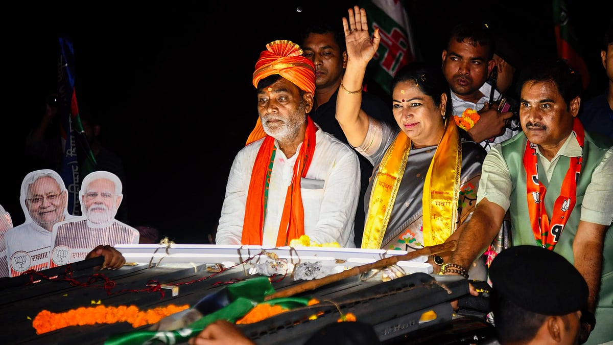 Rekha Gupta at a rally in Patna
