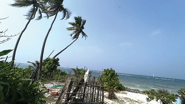 As corals die, the islands lose the natural barriers that protect them from storms and erosion