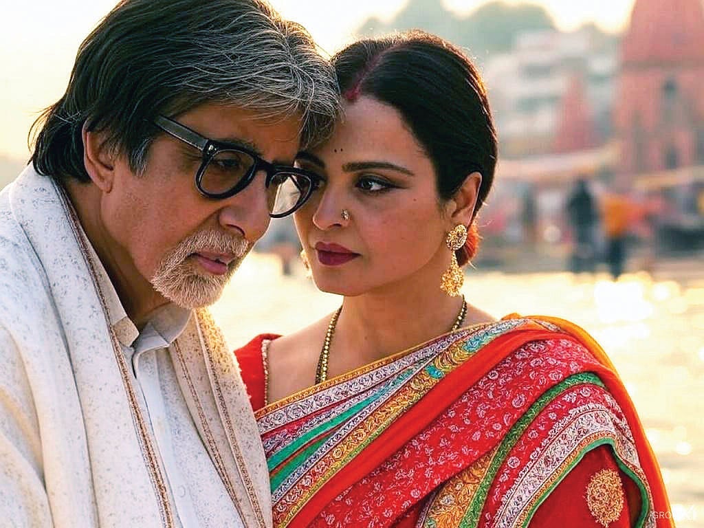 An AI version of Amitabh Bachchan and Rekha