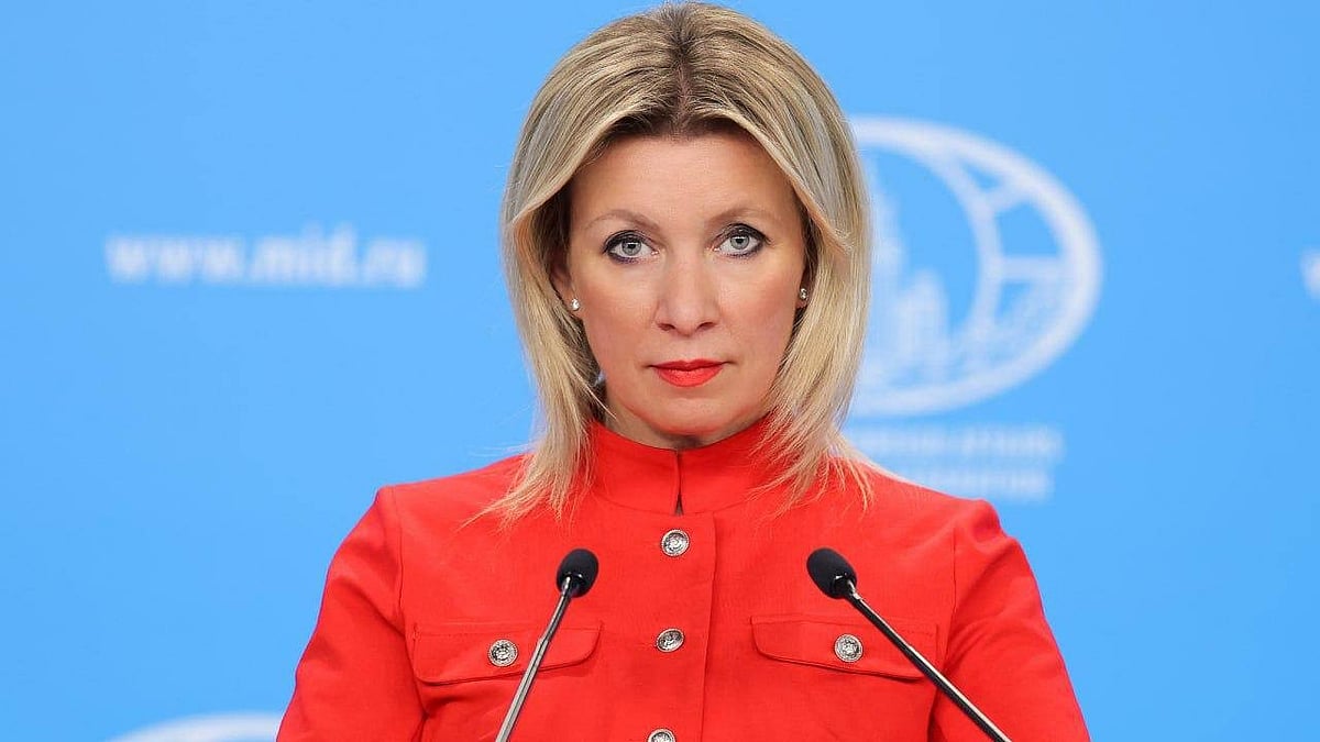 Russian spokesperson Maria Zakharova.