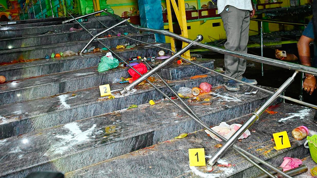 Day after nine died in stampede, police bar entry at temple in Srikakulam
