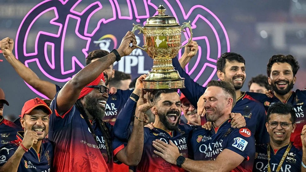 Jubilant RCB after the IPL 2025 triumph