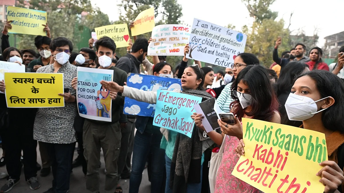 Around 100 protesters were detained and taken to Bawana police station.