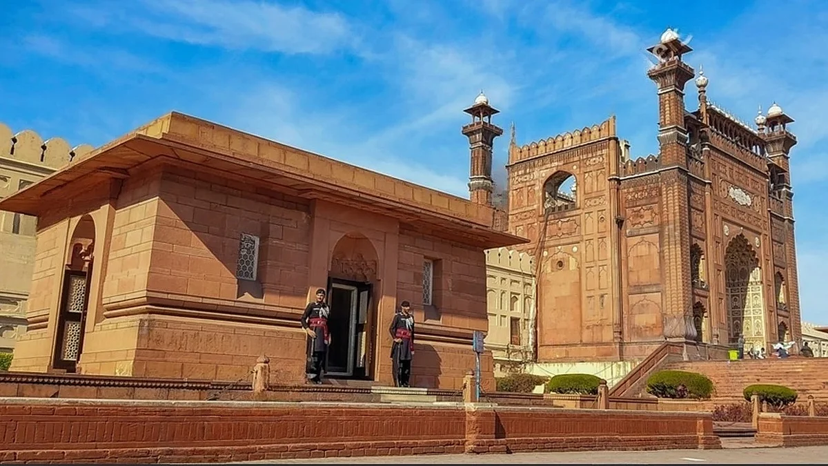 Allama Iqbal's tomb in Lahore, Pakistan