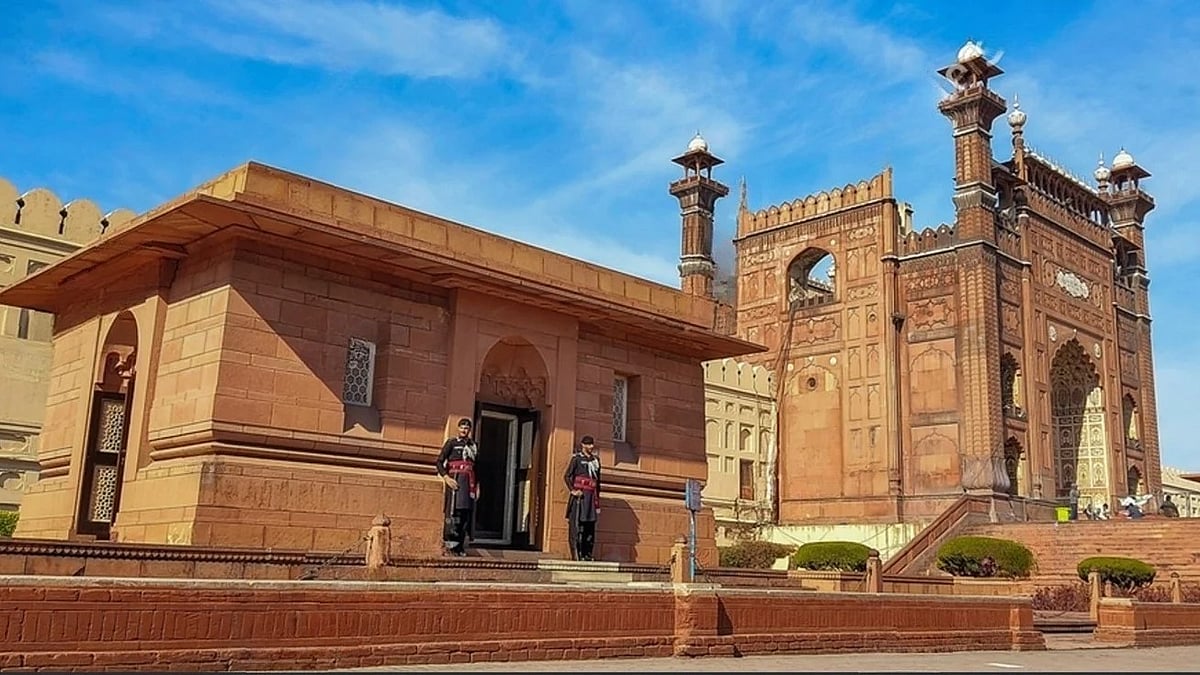 Allama Iqbal's tomb in Lahore, Pakistan