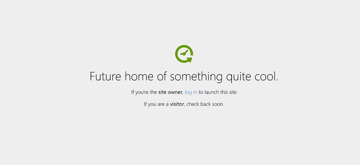 What you get when you try to access the Al Falah University website