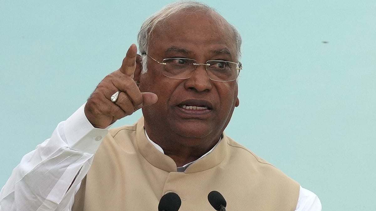 Congress president Mallikarjun Kharge.