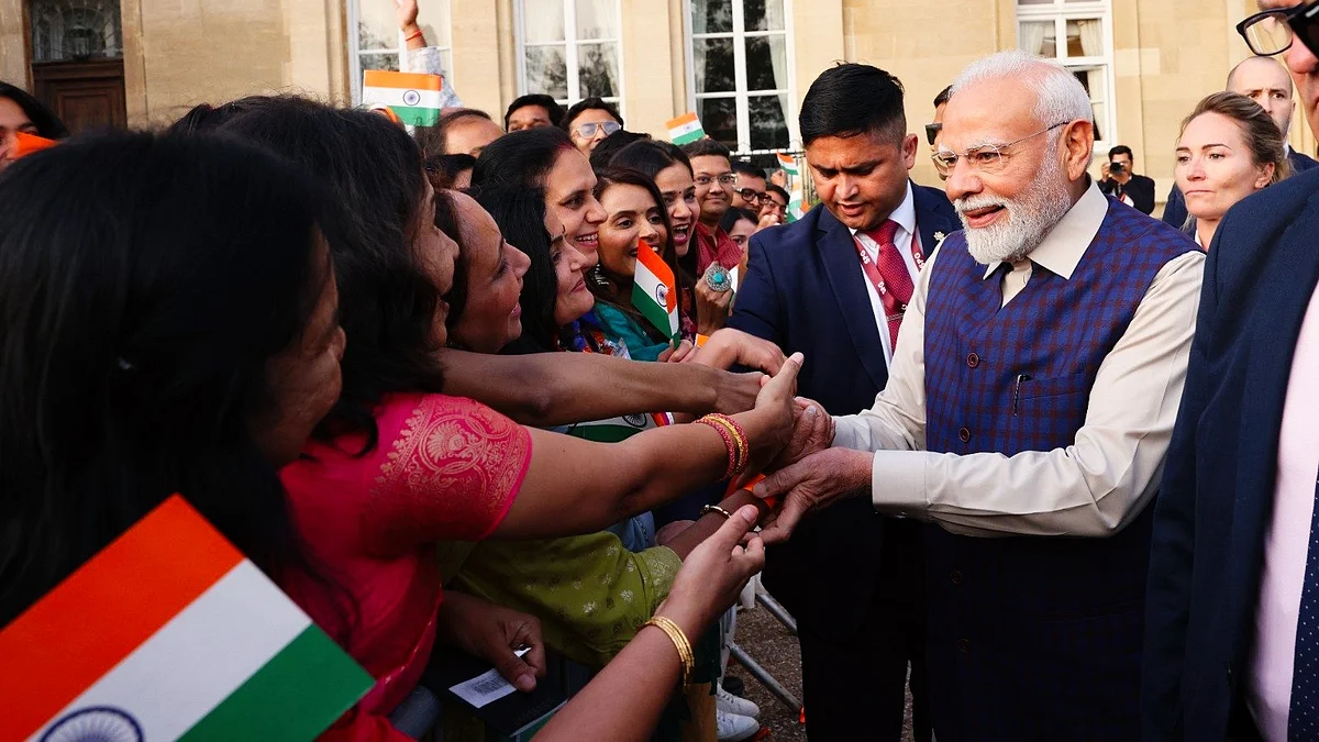 Narendra Modi in the UK in July