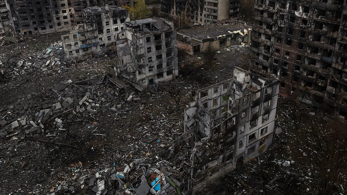 Echoes of Kostyantynivka: remnants of a town that once was.
