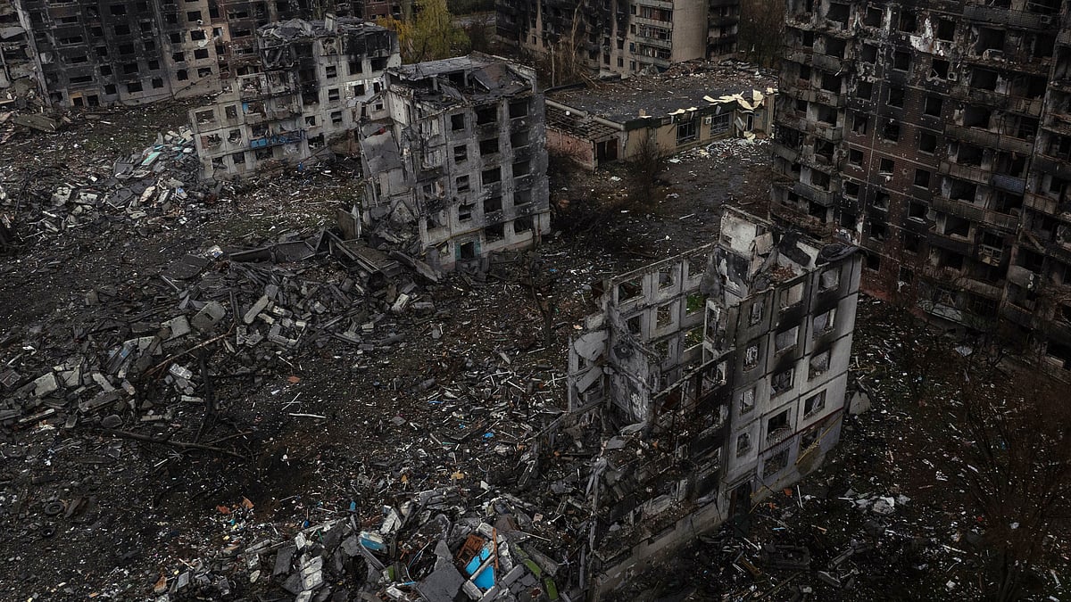 Echoes of Kostyantynivka: remnants of a town that once was.