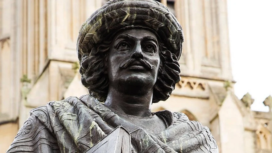 A statue of Raja Rammohan Roy in Bristol, UK, where he passed away