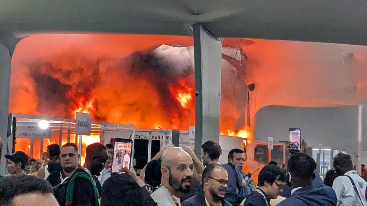 Blaze sweeps COP30 venue in Belem, leaving 21 hurt amid chaos, evacuation