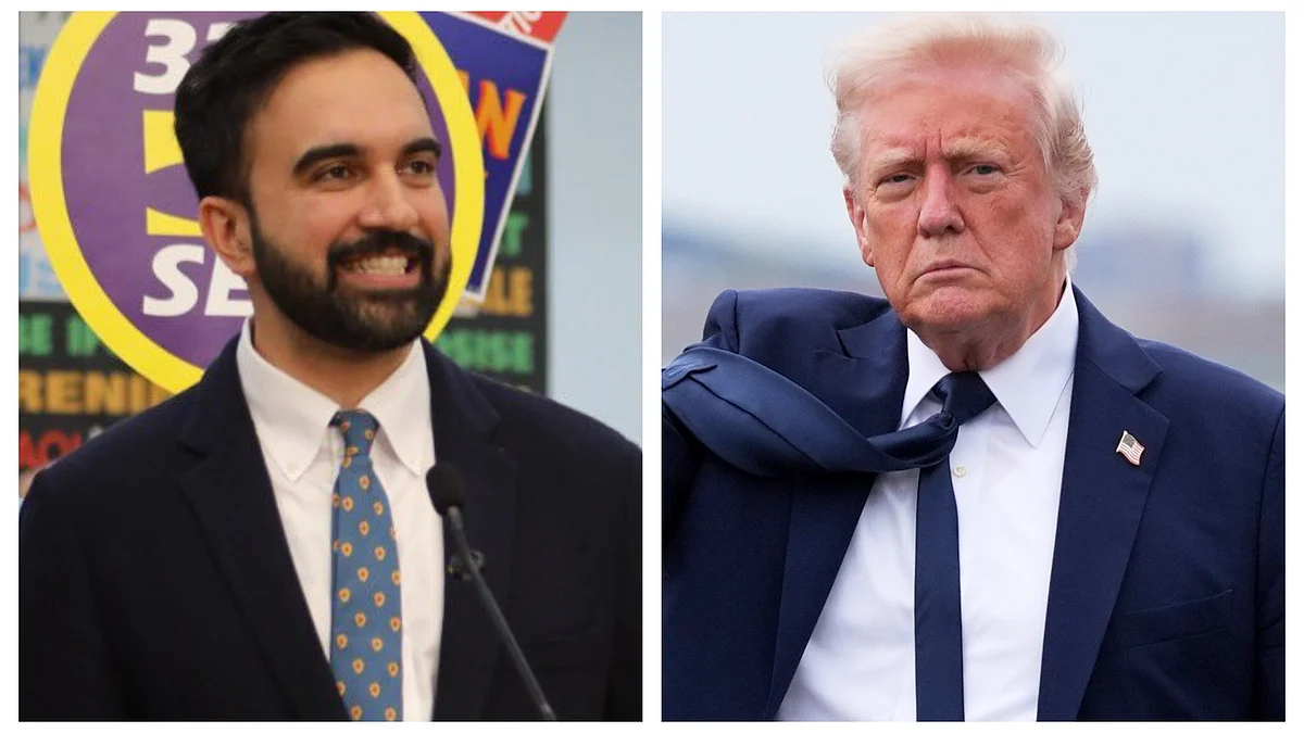 Zohran Mamdani and Donald Trump