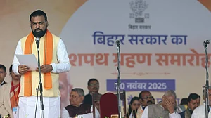 Samrat Chaudhary takes oath