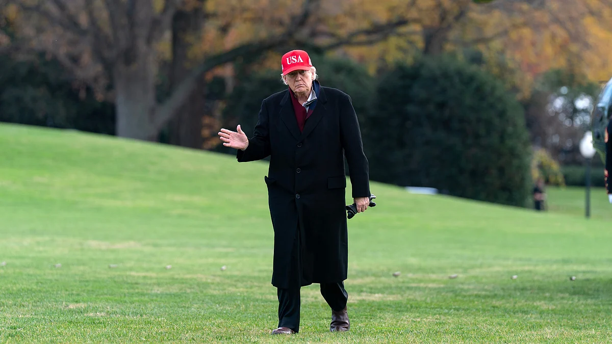 Donald Trump at White House.