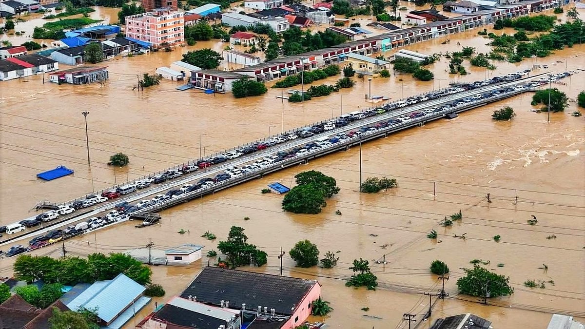 Historic 300-year rainfall triggers catastrophic floods across Thailand, Vietnam, Malaysia