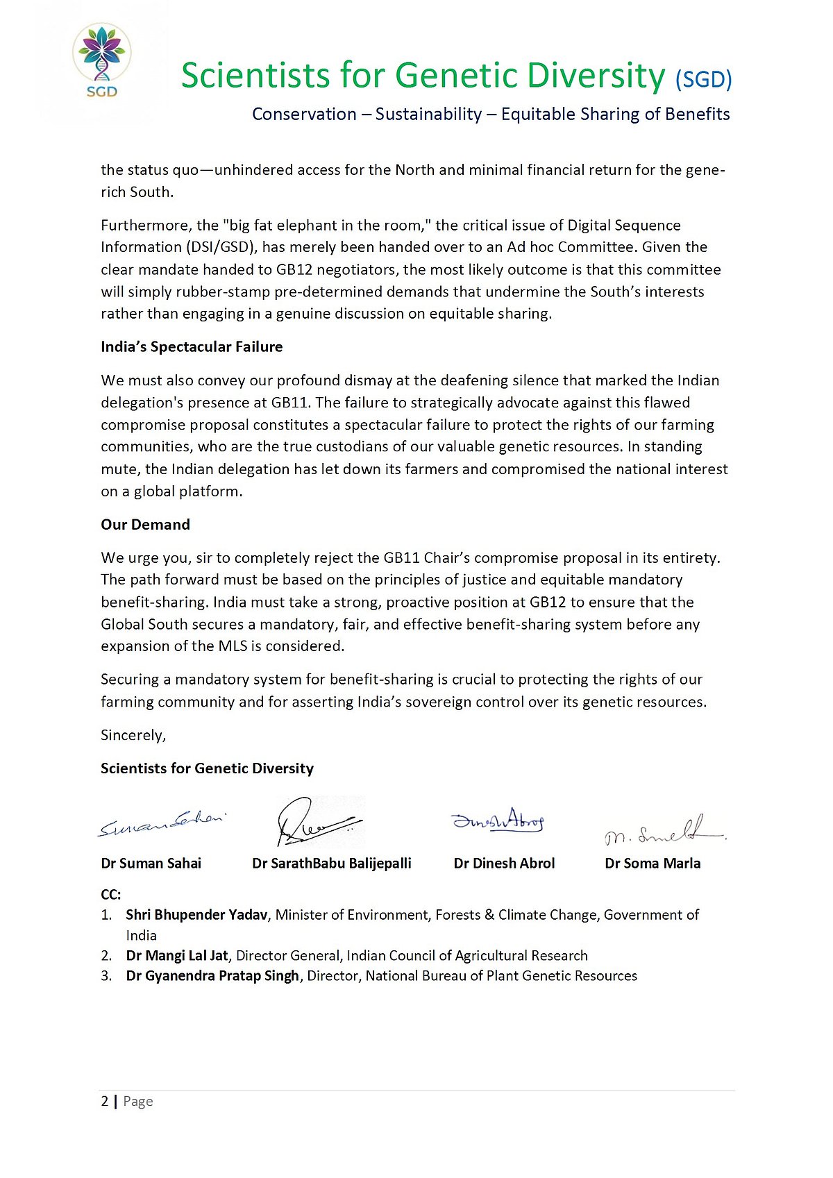 Selling out our farmers and our seed sovereignty