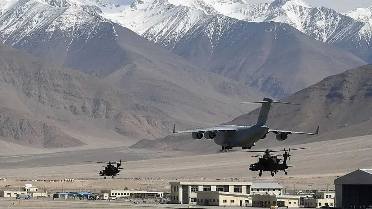 India upgraded Mudh-Nyoma airbase in Ladakh for quick military deployment in high altitudes