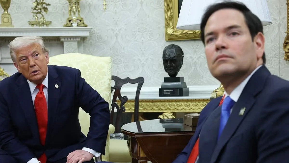 Donald Trump with Marco Rubio