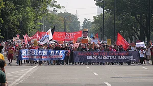 The protests in Manila