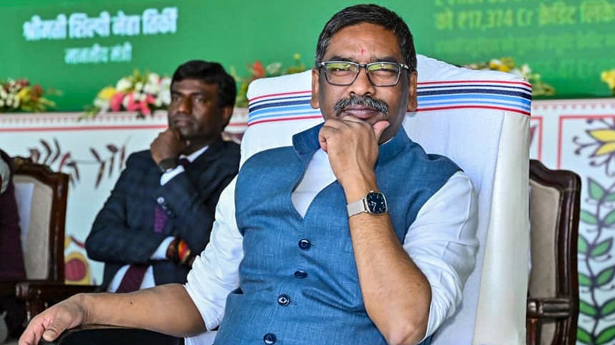 Jharkhand CM Hemant Soren at a government event in Ranchi