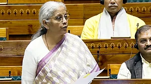 Nirmala Sitharaman in Parliament