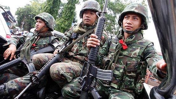 Thai Army reports Cambodian infantry firing at a border military outpost.