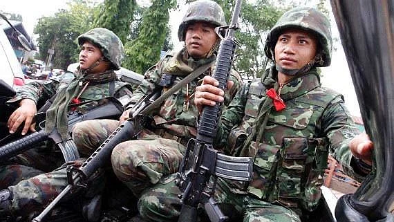 Thai Army reports Cambodian infantry firing at a border military outpost.