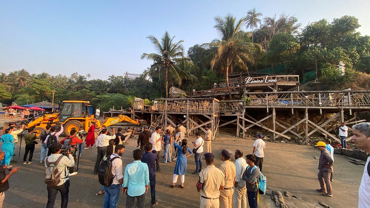 Goa nightclub fire: co-owner detained as authorities raze encroachment at sister property