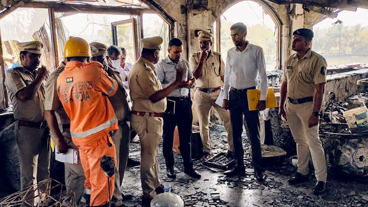 Police and forensic personnel inspect the Birch by Romeo Lane site in Goa. (File photo: PTI)