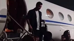 Lionel Messi arrives in Kolkata