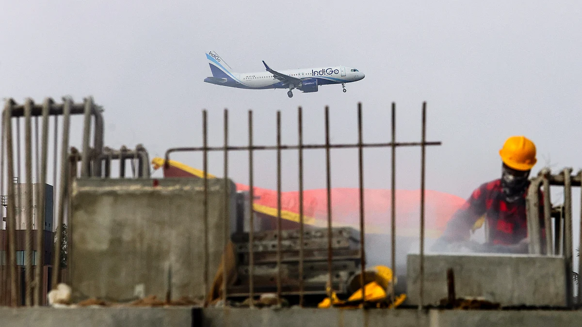 An IndiGo craft prepares to land at Bengaluru's Kempegowda International Airport, 9 Dec