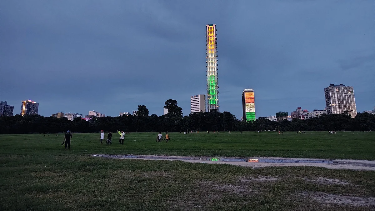 A view of Maidan in Kolkata.