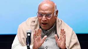 Mallikarjun Kharge at SC Advisory Committee meeting.