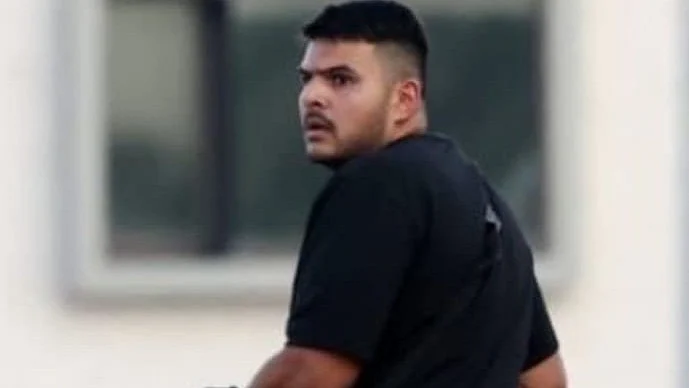 Naveed Akram at the scene of the Bondi Beach attack.