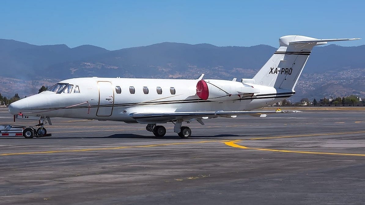 A Cessna Citation III jet (XA-PRO)