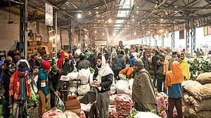 Farmers selling their produce at a mandi (Representative image)