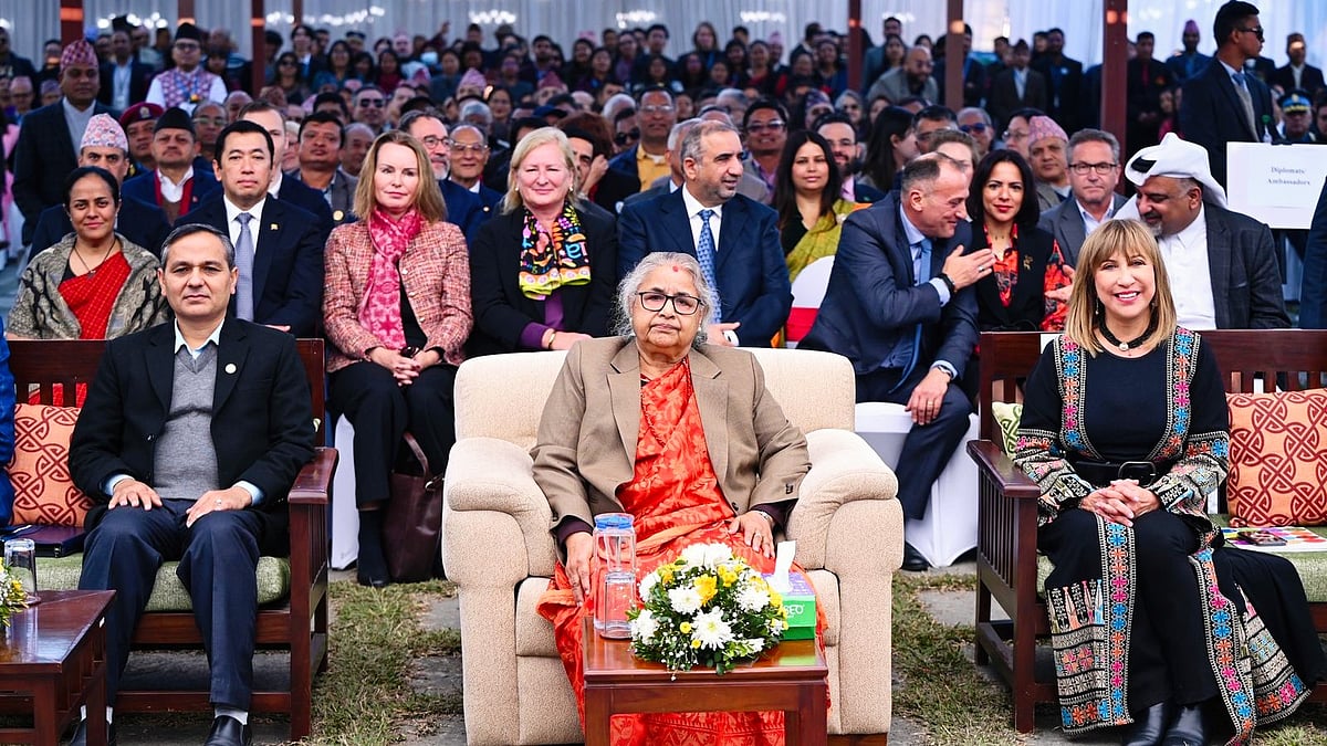 PM Sushila Karki at an event of the UN Nepal office
