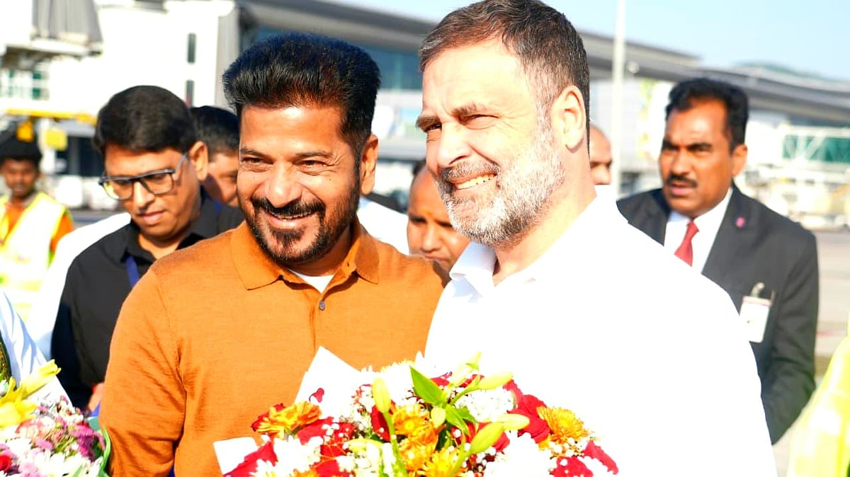 CM Revanth Reddy with Rahul Gandhi