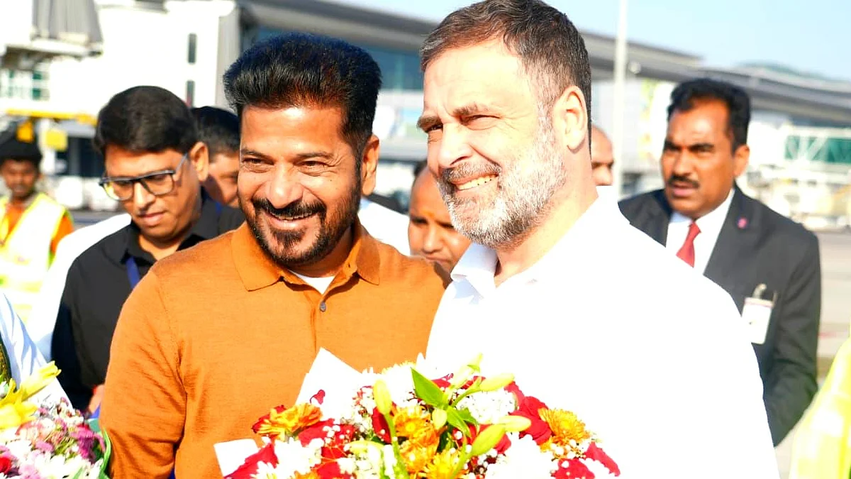 CM Revanth Reddy with Rahul Gandhi