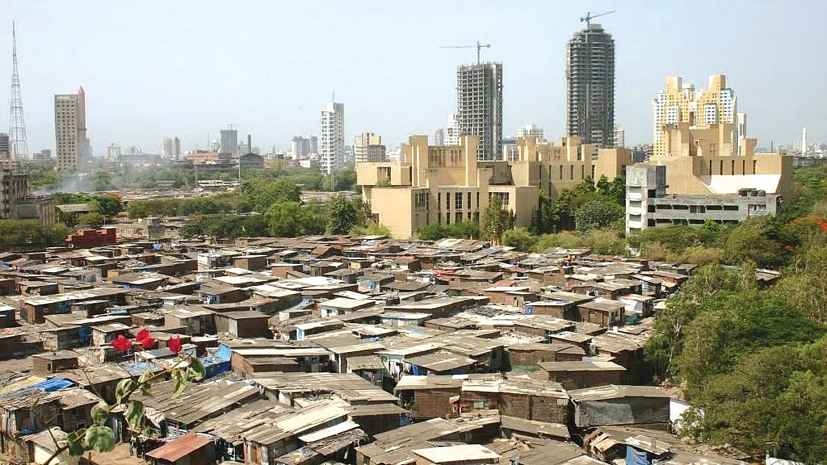 These chawls and highrises in the same frame hold a mirror to our growth model. (NH Archives)
